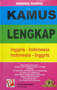 Image of Kamus lengkap inggris-indonesia indonesia-inggris
