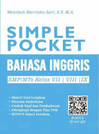 Image of Simple Pocket Bahasa Inggris SMP MTs Kelas VII-IX